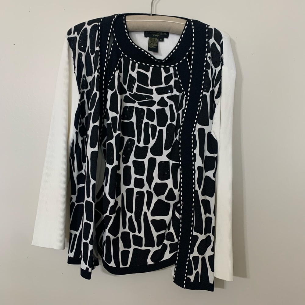 Beautiful sweater and tank top set